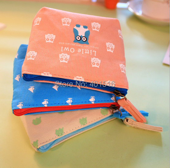 2014 New Korea Style Square Cute Happy Family Small Purse / Coin Bag