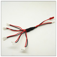 HOT 1 to 5 Balance 3.7V Charging battery Cable for V930 V977 V966 V988 Hubsan X4 H107L H107C H107D H109S JXD385 FY310B Syma X5C