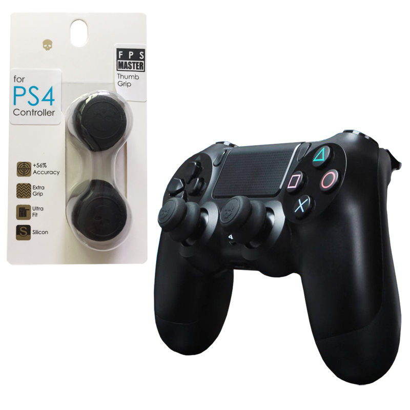 Skull&Co Silicone Controller Analog Grips FPS Thumbstick Cover For PS4/PS3 Thumb Grip For Sony