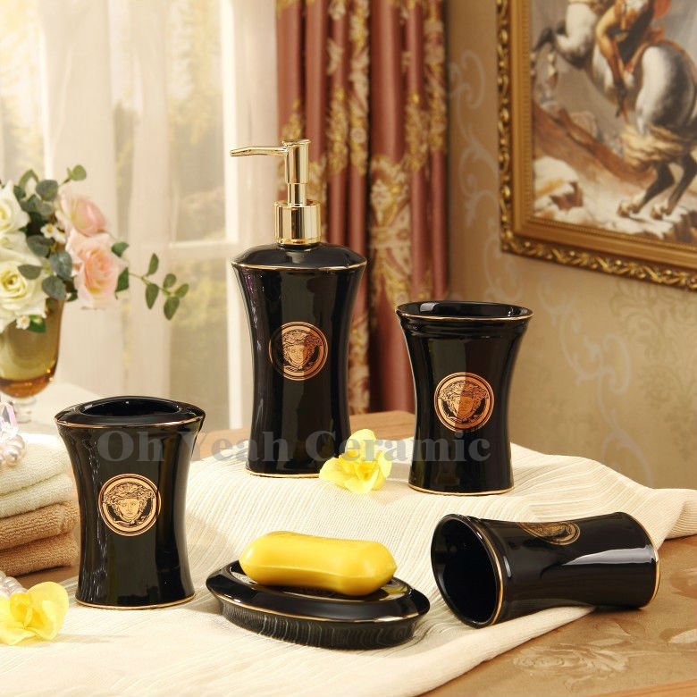 Compra accesorios de baño de porcelana blanca online al por mayor de