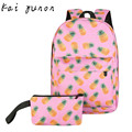 Unisex Leisure Print Pineapple Backpacks Printing Bags Backpack Jan 3