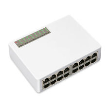 10/100Mbps 16 Ports Fast Ethernet LAN RJ45 Vlan Network Switch Switcher Hub Desktop PC with EU/US adapter