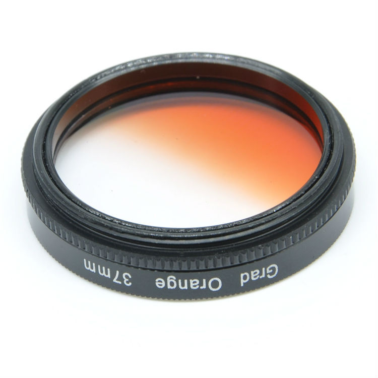 37mm Graduated Orange Color Filter Kit for Nikon D3100 D3200 D5000