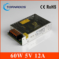12A 5V 60W LED Switching Power Supply Transformer AC 110V 220V to 5V DC output for