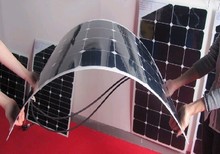 High Efficiency 120W 40pcs Solar Cell Mono Bendable Semi Flexible PV Panel