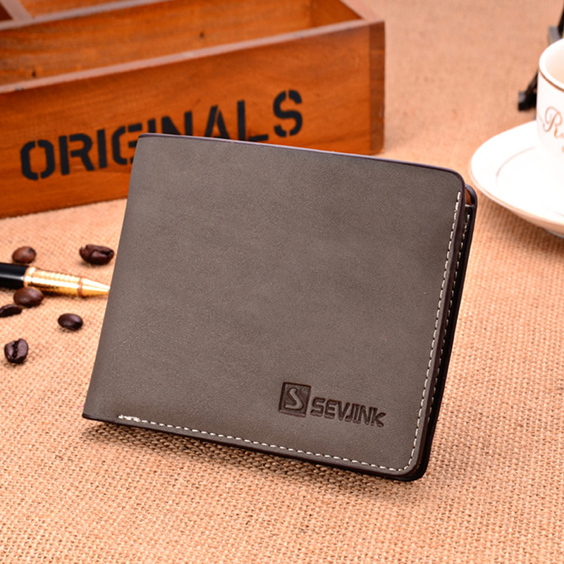 New 2015 men wallets famous brand mens wallet male money purses with simple Wallets New Design