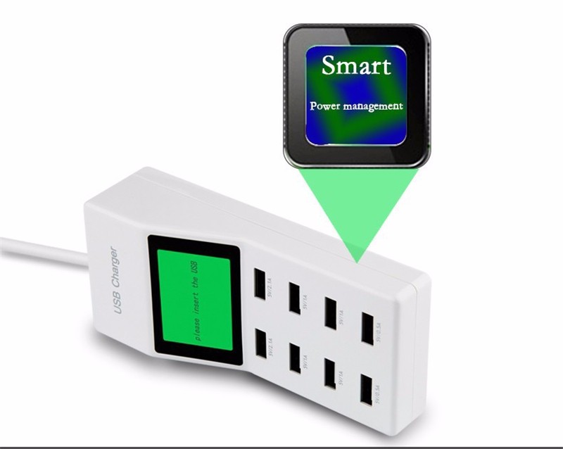 US-EU-UK-Multi-8-Usb-Ports-Charger-with-Lcd-Screen-Dc-Voltmeter-Smart-Wall-Charger-for-Yotaphone-2-Doogee-X5-S6-18650-Cell-Phone (11)