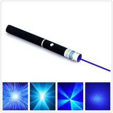New 5MW Blue Laser Pointer Pen 2in1 Puntero High quality and Powered lazer Blue Violet Lazer Verde With Star Cap
