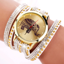 New Popular Fashion Elephant Pattern Bracelet Watches Watch Women Dress Classical Jewelry Quartz Wristwatch XR955