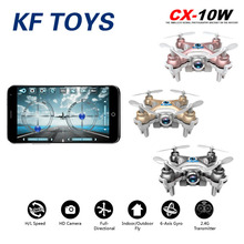 Cheerson CX10W RC Quadcopter Wifi FPV Camera 3D Flip 4CH CX10 Update Version Mini Drone Hobby Mobile Control Helicopter