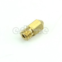 2016 Free Shipping 5pcs/lot Nozzle Print 0.4mm Copper Extruder Head for Makerbot MK8 RepRap 3D Printer