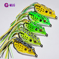 MiG 5 Color HOT Sale Topwater Frog Hollow Body Soft Fishing Lures Crankbait Bass Hooks Baits