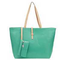 TOYL large summer women tote bag Green casual women Bag ladies leather handbags handbags of famous brands with purse