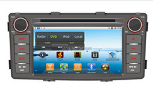 Pure Android 4.4 OS, Car DVD PC player for TOYOTA HILUX with NXP6640 radio,1GB RAM,16GB iNand, capacitive screen