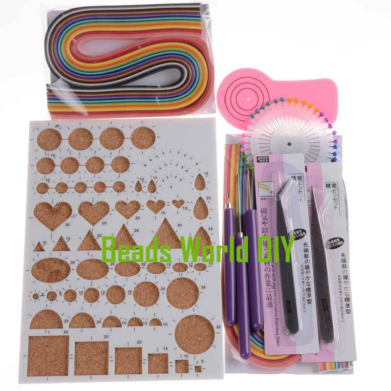 Aiguille paper Quilling fendue Papier et outil.jpg workboard de crafts board Kits quilling