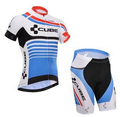 CUBE 2016 Summer Short Sleeve Bicycle Cycling Jersey bib shorts set Bike Clothing Bicycle Clothes Sportswear