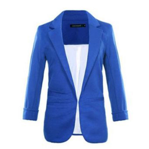 New-Womens-Ladies-Candy-Color-Stylish-Casual-Slim-Suit-Jacket-Blazer-Top-Outwear