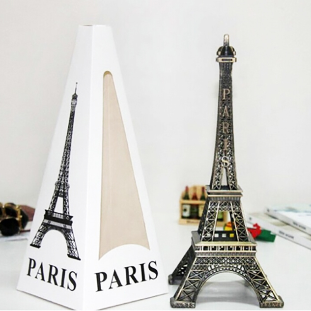 2015 New Vintage style metal Torre eiffel Tower centerpiece in Paris Romantic love home decoration weddingdecor for kids H10cm