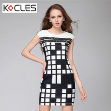 Plus Size 3 4XL 2016 Summer New Womens Elegant font b Tartan b font Check Plaid