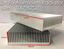 (1 piece) extruded aluminum heatsink/100*80*27mm