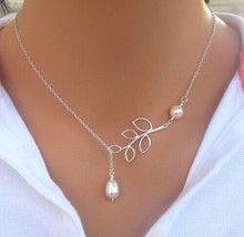 Silver LONG chain long Necklace, Tiny Vertical shape Necklace, Minimalist Pendant, Charm Necklace