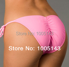 2015 summer new Hot sexy pure color women bikini set bandage swimsuit brazilian multi color victoria