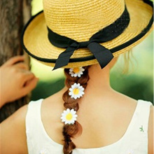 2016 Summer Style Daisy Hair Clips Metal Clip With Flowers Lady Fashion Style Hairpin Korean Style For Girls Hair Accessories