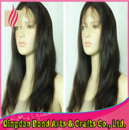 Cheap lace wigs!Natural straight lace front wigs 6A grade peruvian virgin human hair full lace wigs 130%density with baby hair