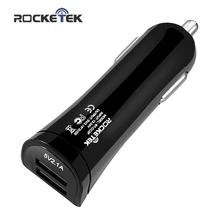 Rocketek 4.2A 2 Port USB Car Charger with Smart IC for each USB Port, use for iPhone and android phones