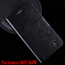 Phone Case Cover For Lenovo S60 Cell Phone Case For Lenovo S60T S60-T Luxury Flip Leather Case Stand case Cover For Lenovo S60W