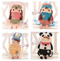 Gift for baby 1pc 49cm cartoon metoo Angela butterflies ladybugs panda Angel plush backpacks creative children