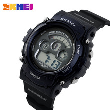 Reloj de lujo SKMEI hombres relojes relojes militares LED Solar Solar electrónica reloj del deporte 50 m impermeable Relogio Masculino relojes de pulsera
