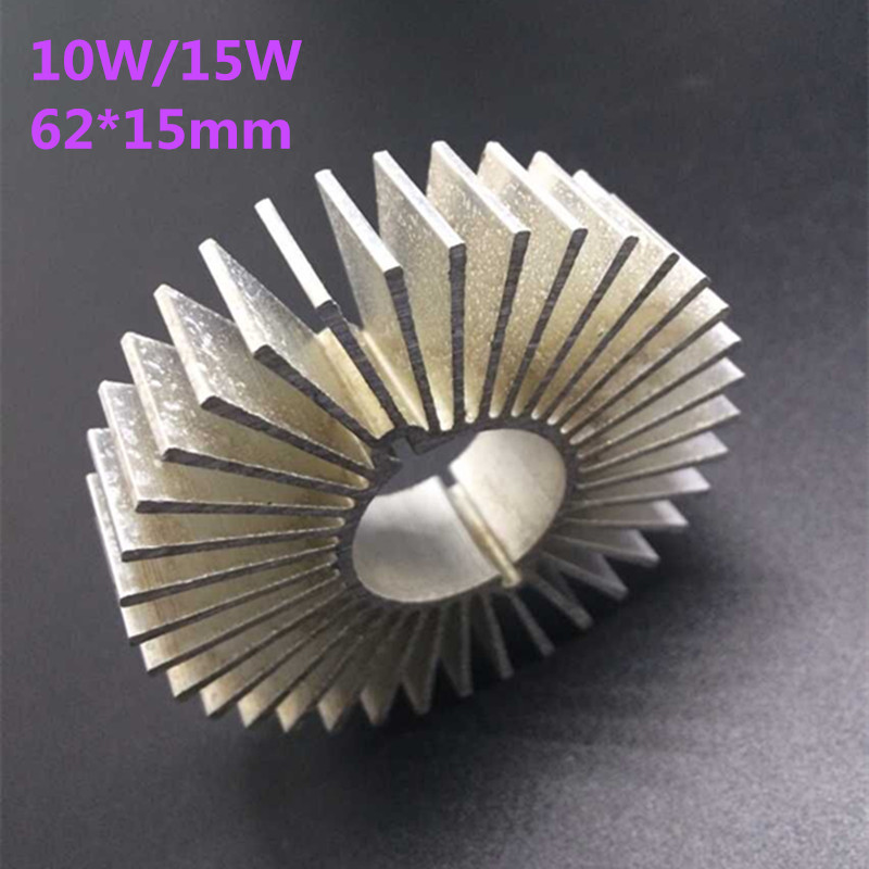 Description Picture 3 of item20pcs/lot LED Aluminum Heatsink LED Radiator For 10W 15W High Power Lamp DIY LED Cooler dissipador de   calor UFO PCB Radiator