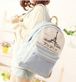 Japan And Korea Style Women Canvas Backpack School Bag For Girls