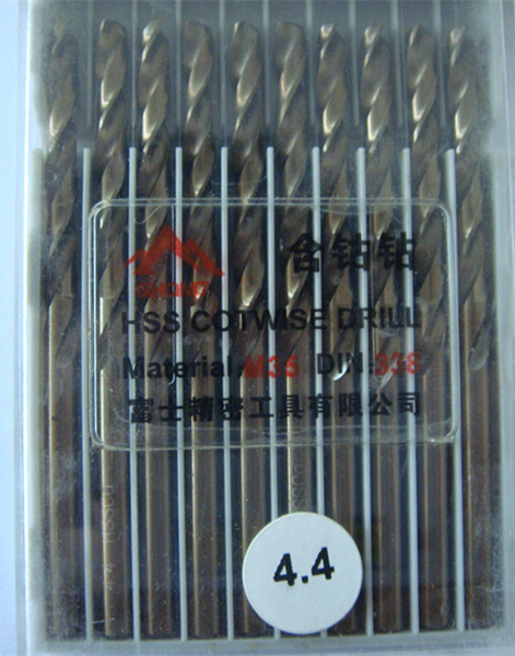 4 4mm Cobalt drill bit Straight Shank Twist Drill bit 10pcs 1 lot M35