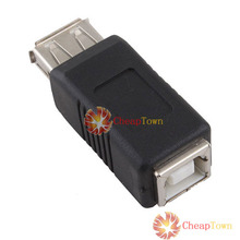 Lamaarasale USB 2.0 A Female to Printer Type B Female Adapter Convertor 24 hours dispatch