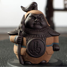 New 2015 Chinese Three Kingdoms Characters Ceramic Tea Toy Kung Fu Tea Set Pet Decoration Accessories