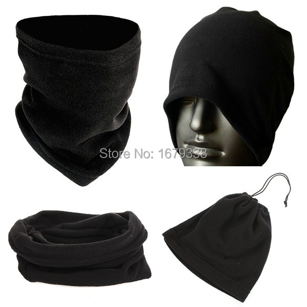 3 in 1 Winter Fleece Scarf Neck Warmer Face Mask Hat Snood Skiing Snowboarding Cycling Hiking