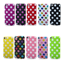 Dot Pattern TPU Case for iPod Touch 5 Protective Skin Cover Shell Women Gift Mobile Phone Accessories