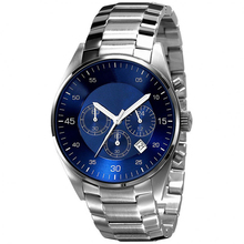 Envío gratis 5860 cronógrafo con esfera azul reloj de hombre AR5860