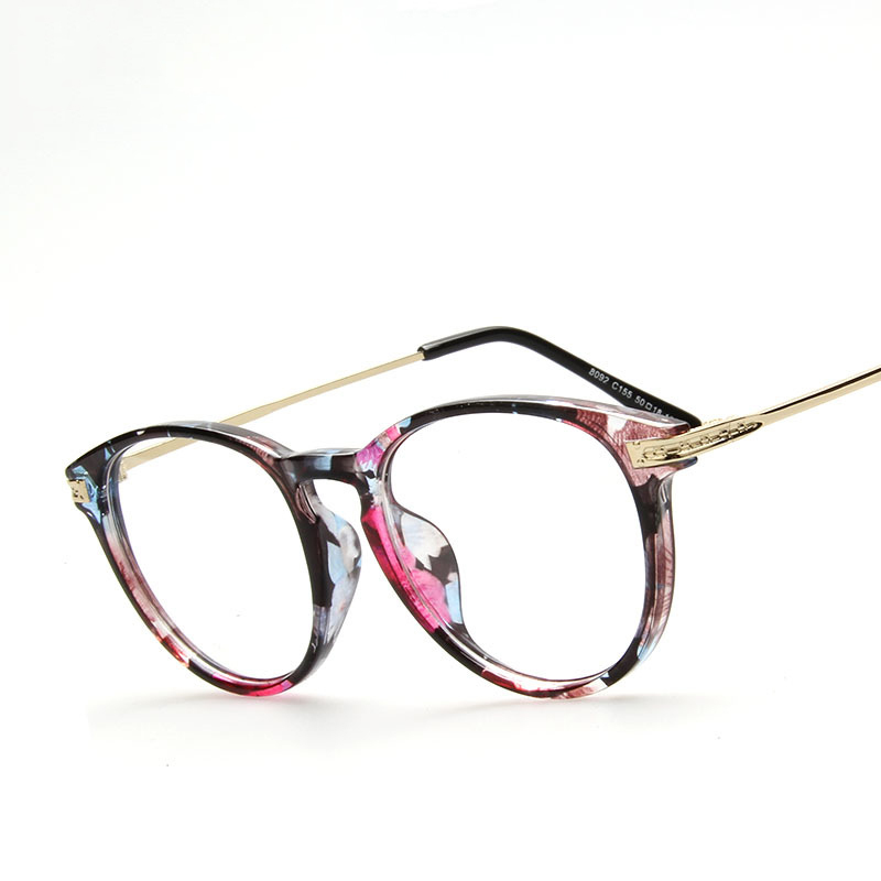 New Style Unisex Hipster Vintage Retro Classic Half Frame Glasses Clear 