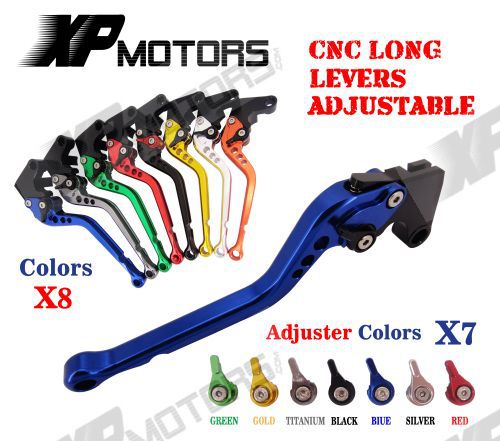 CNC Long Clutch Brake Levers For Kawasaki Ninja 650R ER 6N F Versys 650 2009 2010