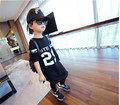 2016 new spring girls shirt children long style T shirt kids number 29 cotton fashion letters