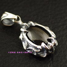 Gothic stone starlight silver pendants
