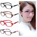 Office Lady New oval light weight women stylish flower eyeglasses frame moderen Spectacles decoration frames