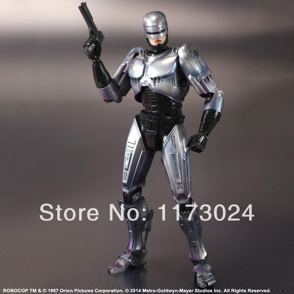 Famous Classic Movie 1987 New Play Arts Kai RoboCop 24CM High Quality PVC Action Figure Toys New In Box