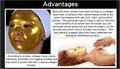 24K GOLD Mask Active Face Mask Powder Brightening Luxury Spa Anti Aging Wrinkle Treatment Beauty Care