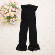 Candy Color Toddler Kids Girls Lace Velvet Slim Leggings Stretchy Pants 5-9T