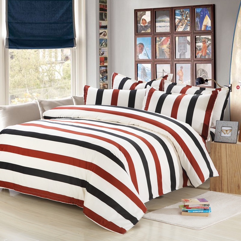 Bed Duvet Cover 1PCS Bedding set King Queen Size Plaid bedclothes Comforter Cover Cotton polyester Quilt Cover Linens