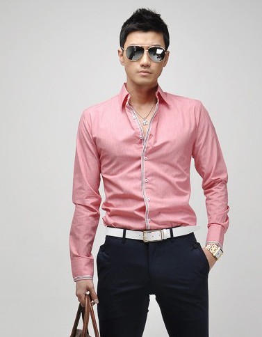 Compare Prices on Pink Shirt Man- Online Shopping/Buy Low Price ...